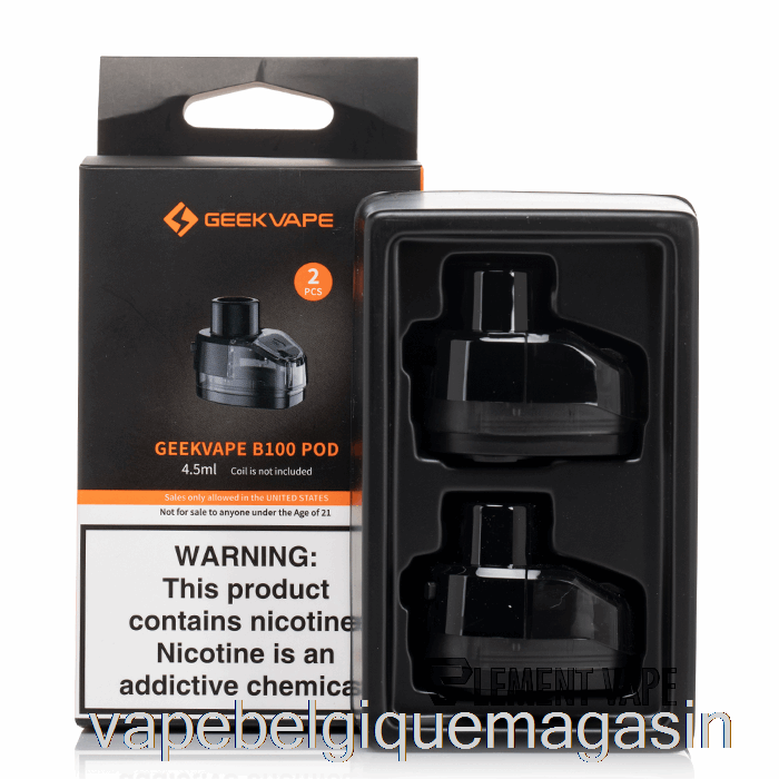 Vape Jetable Geek Vape Aegis Boost Pro 2 Dosettes De Remplacement Dosettes De 4,5 Ml